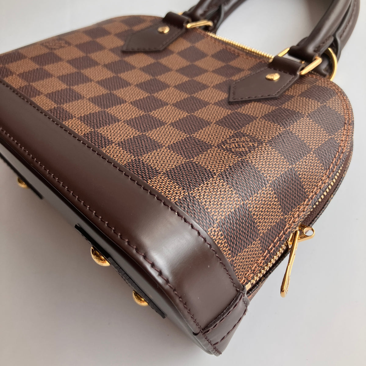 Louis Vuitton Alma BB Damier Ebène Crossbody Bag NO LOCK RFID