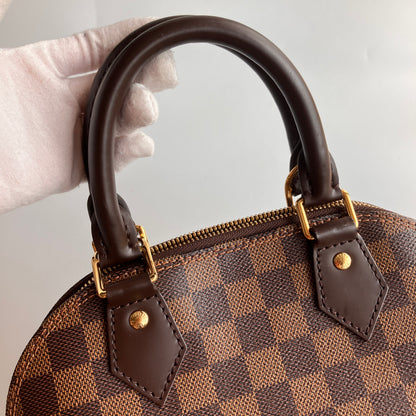 Louis Vuitton Alma BB Damier Ebène Crossbody Bag NO LOCK RFID