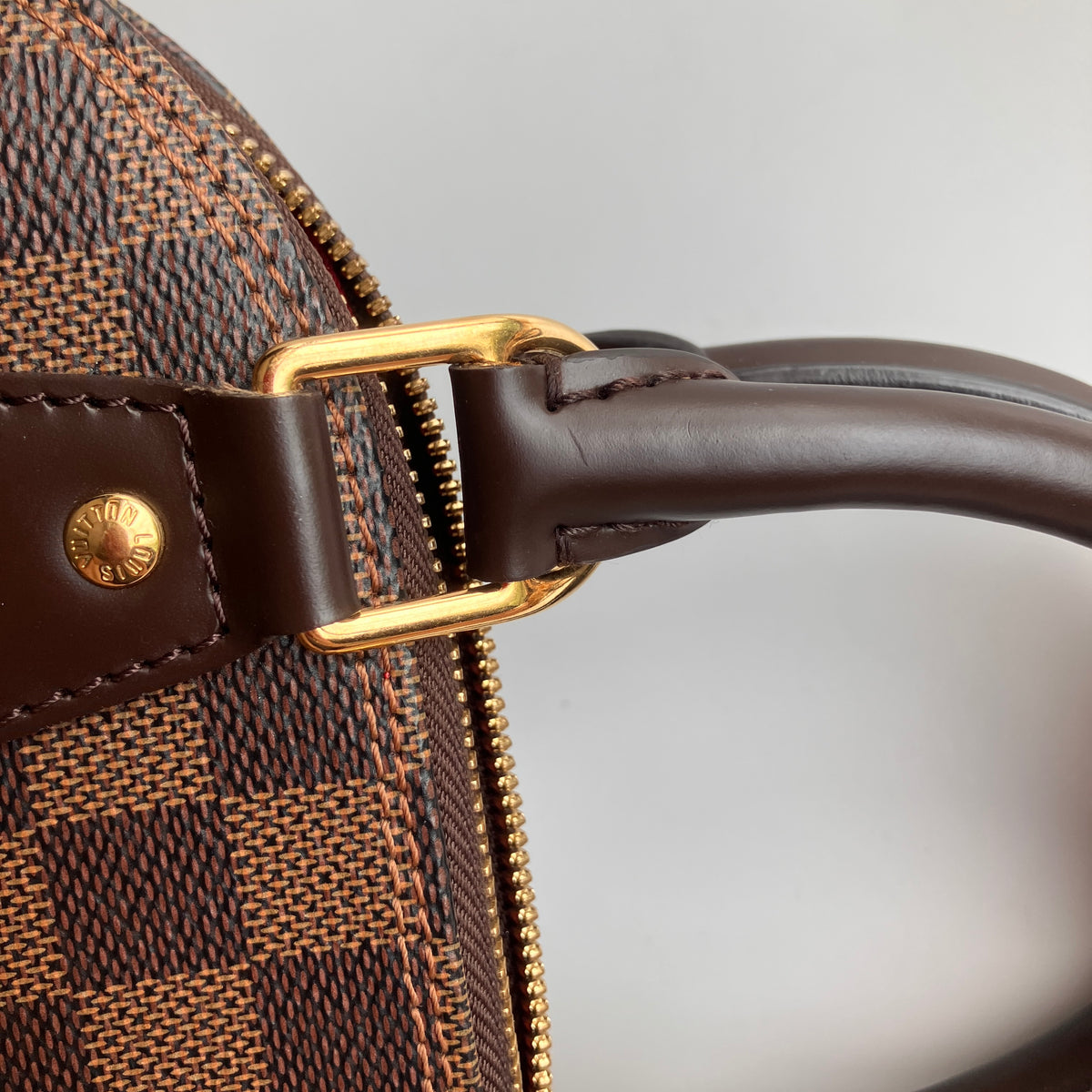Louis Vuitton Alma BB Damier Ebène Crossbody Bag NO LOCK RFID