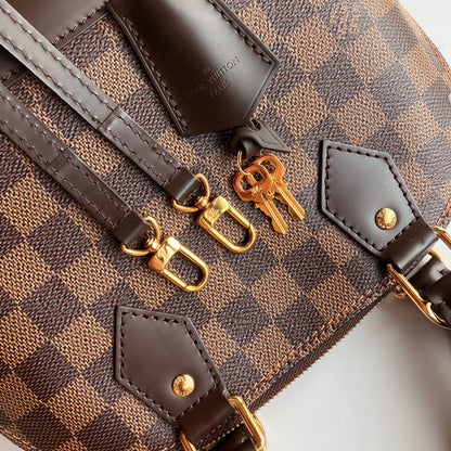 Louis Vuitton Alma BB Damier Ebène Crossbody Bag NO LOCK RFID