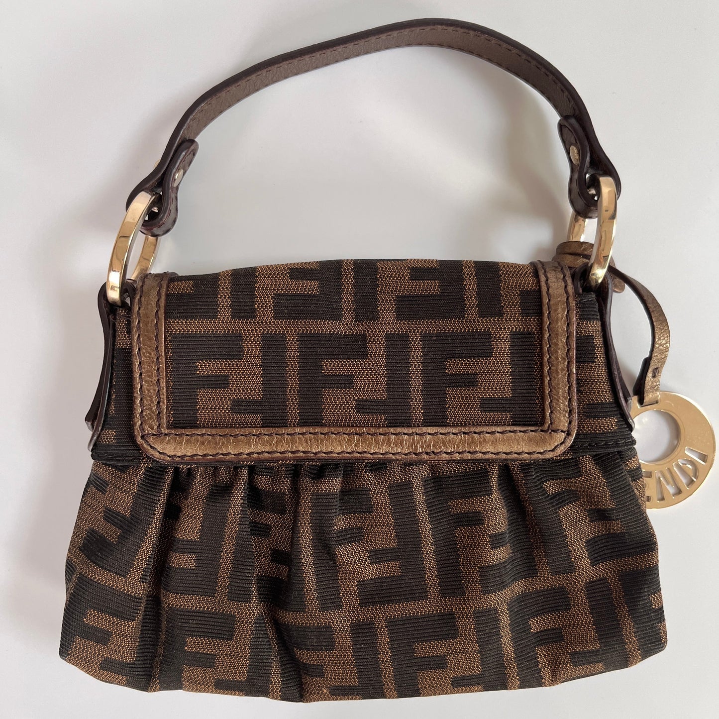 Fendi FF Zucca Mini Chef Handbag