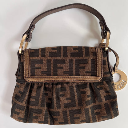 Fendi FF Zucca Mini Chef Handbag
