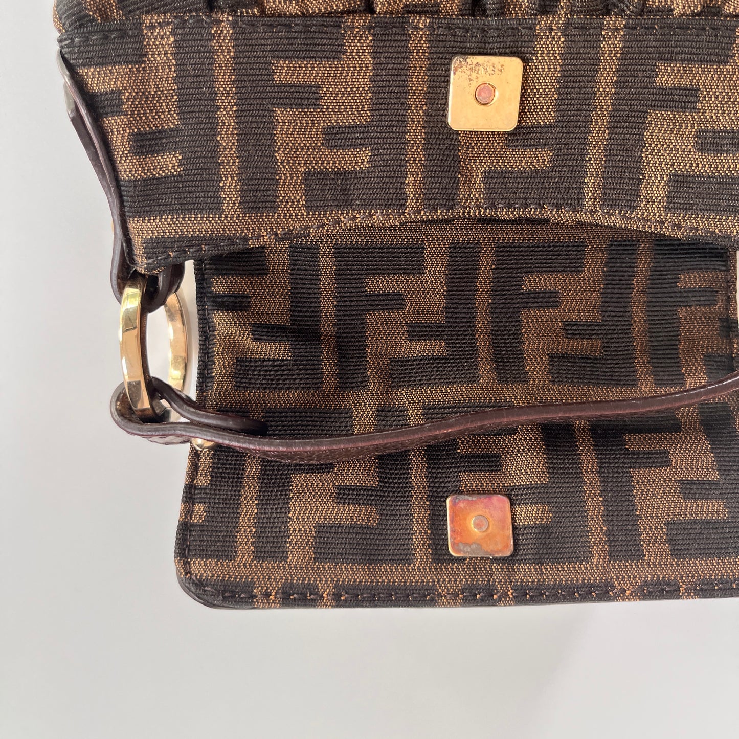 Fendi FF Zucca Mini Chef Handbag