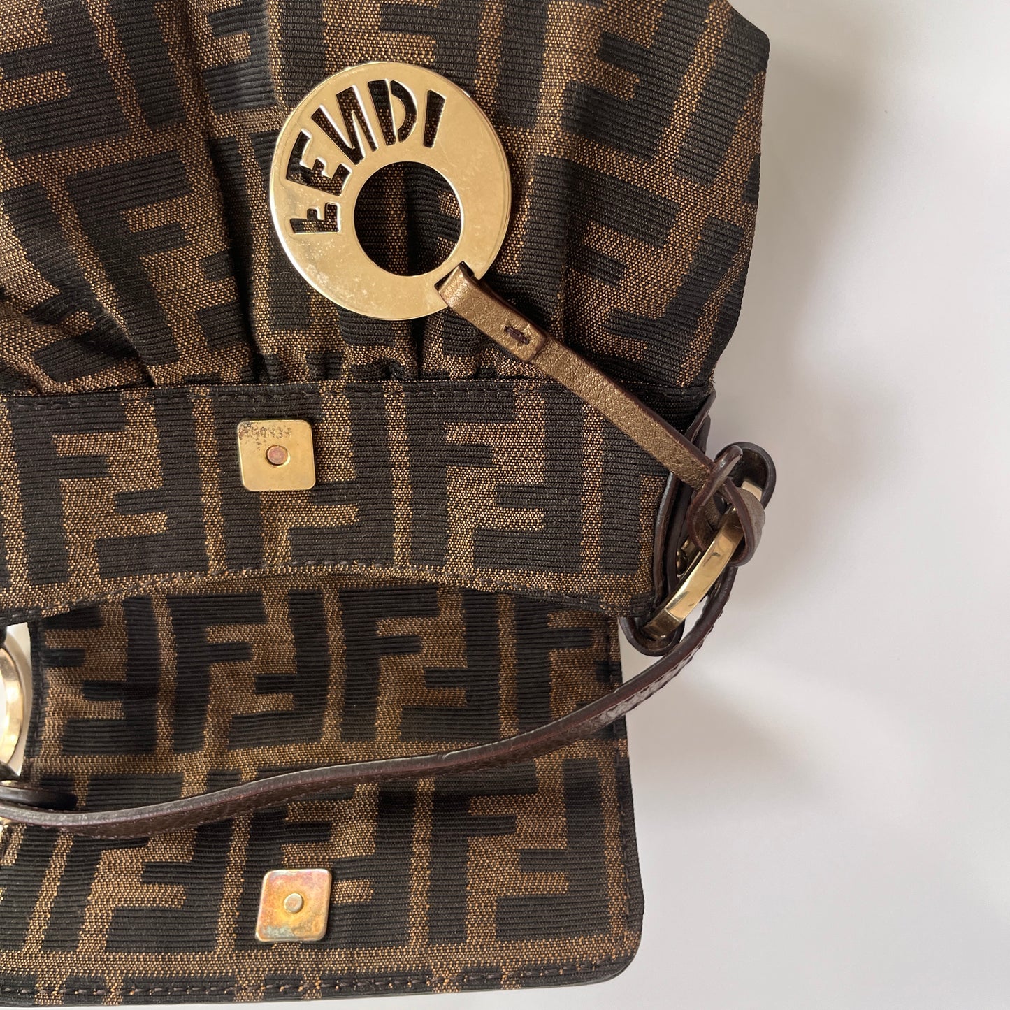 Fendi FF Zucca Mini Chef Handbag