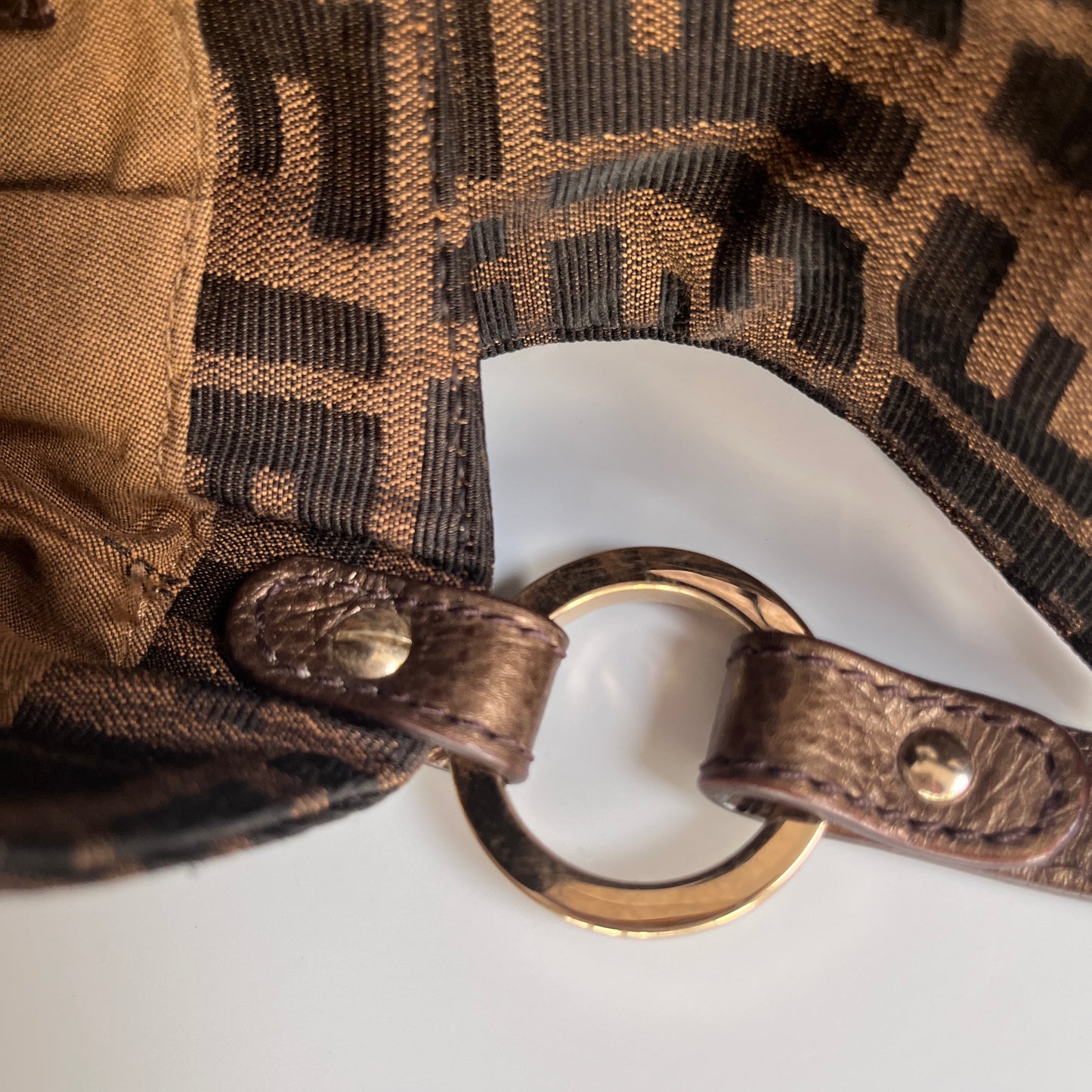 Fendi FF Zucca Mini Chef Handbag