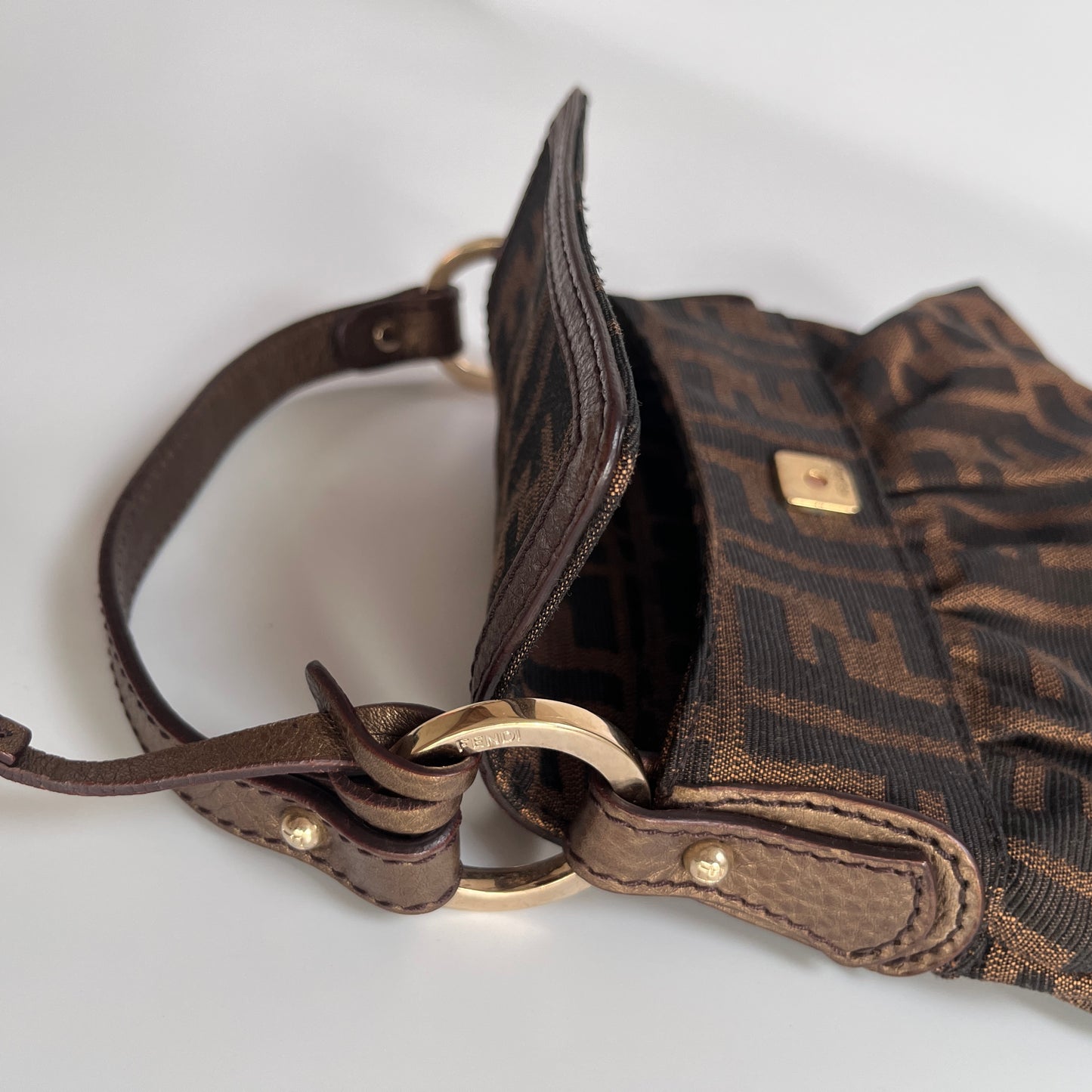 Fendi FF Zucca Mini Chef Handbag