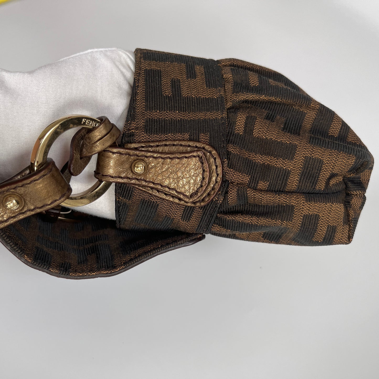 Fendi FF Zucca Mini Chef Handbag