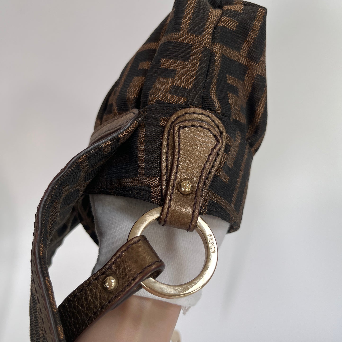 Fendi FF Zucca Mini Chef Handbag