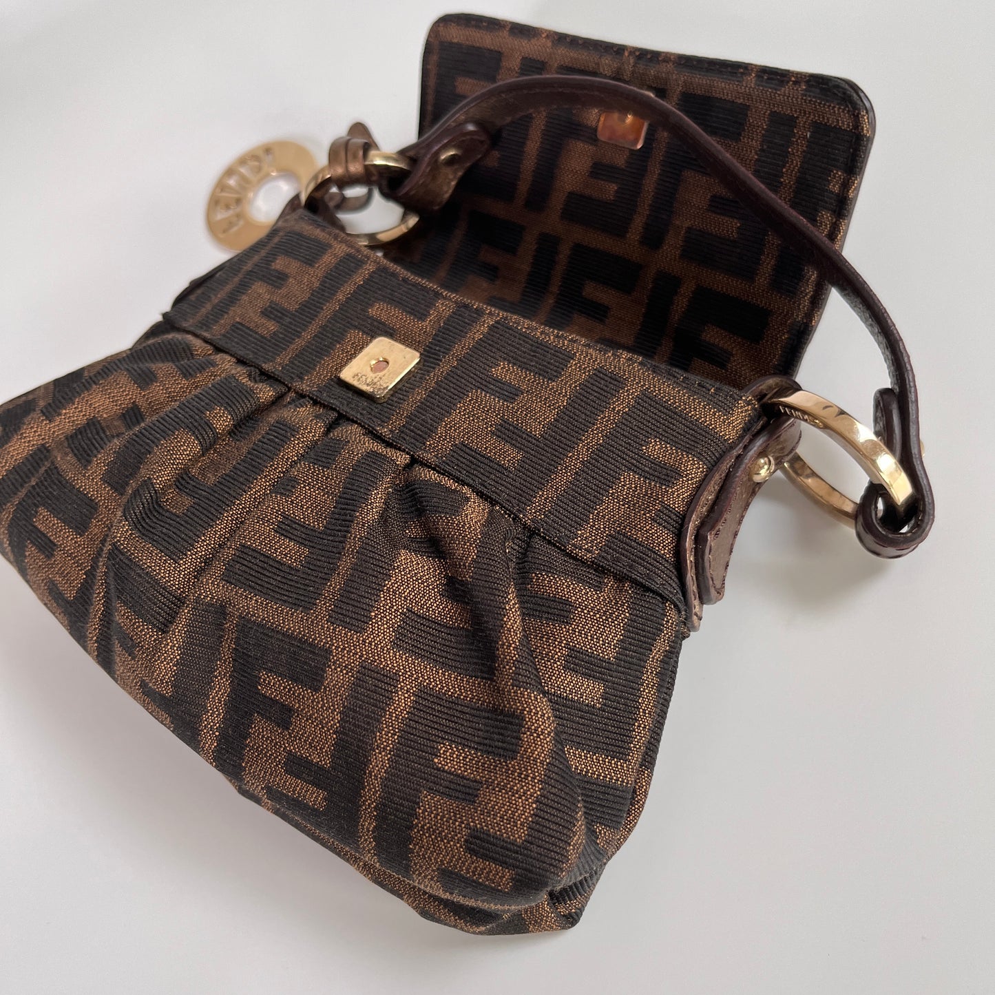 Fendi FF Zucca Mini Chef Handbag