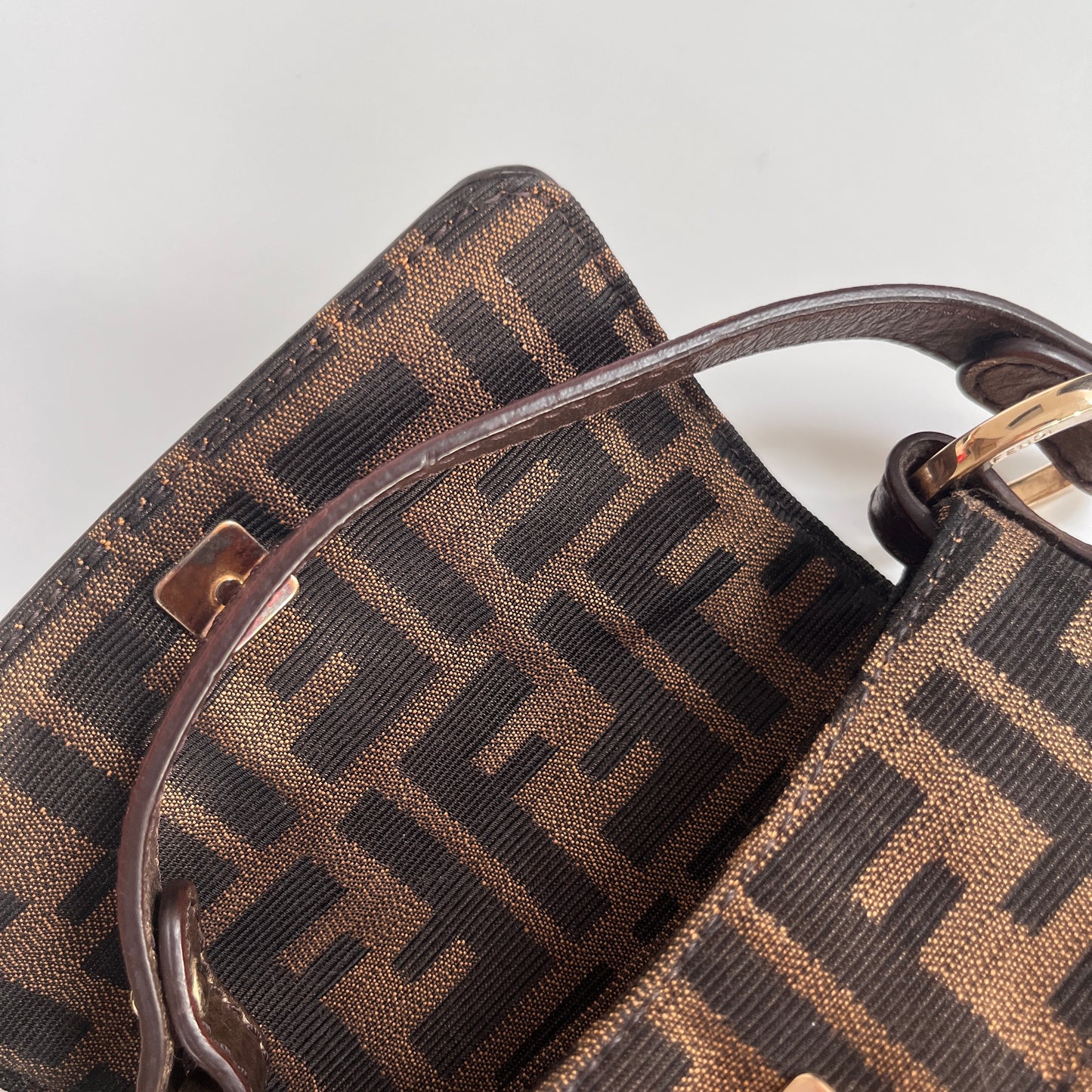 Fendi FF Zucca Mini Chef Handbag