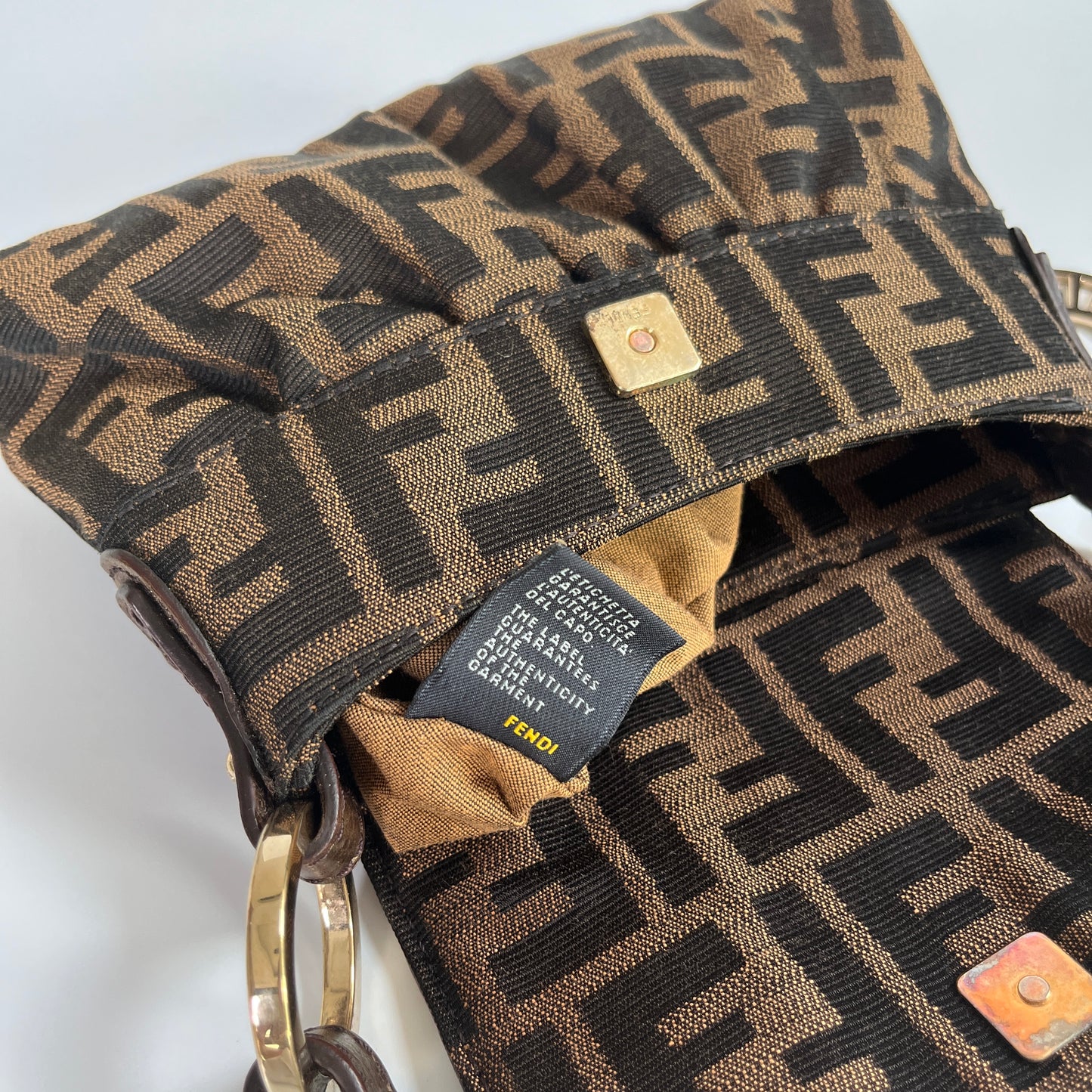 Fendi FF Zucca Mini Chef Handbag