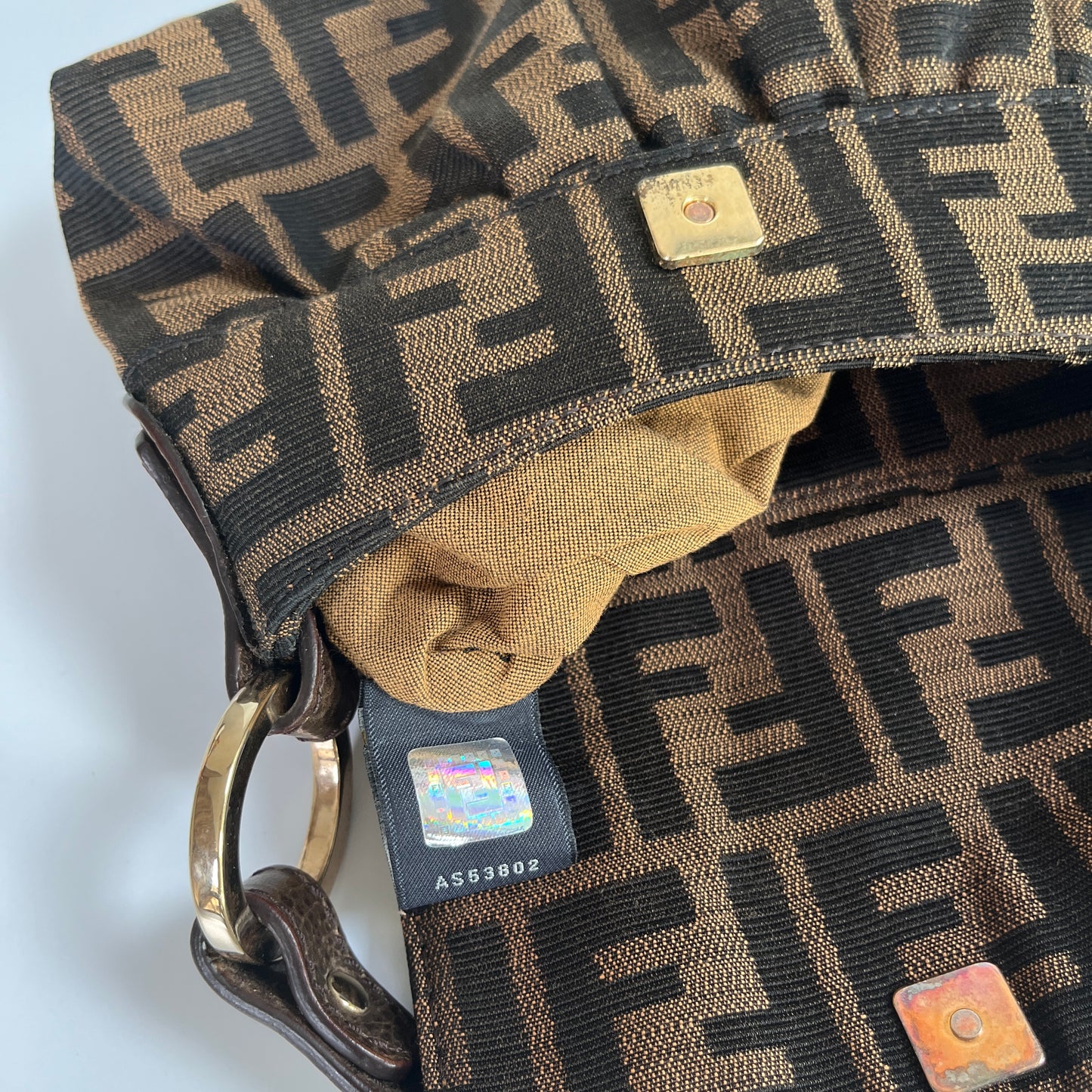 Fendi FF Zucca Mini Chef Handbag