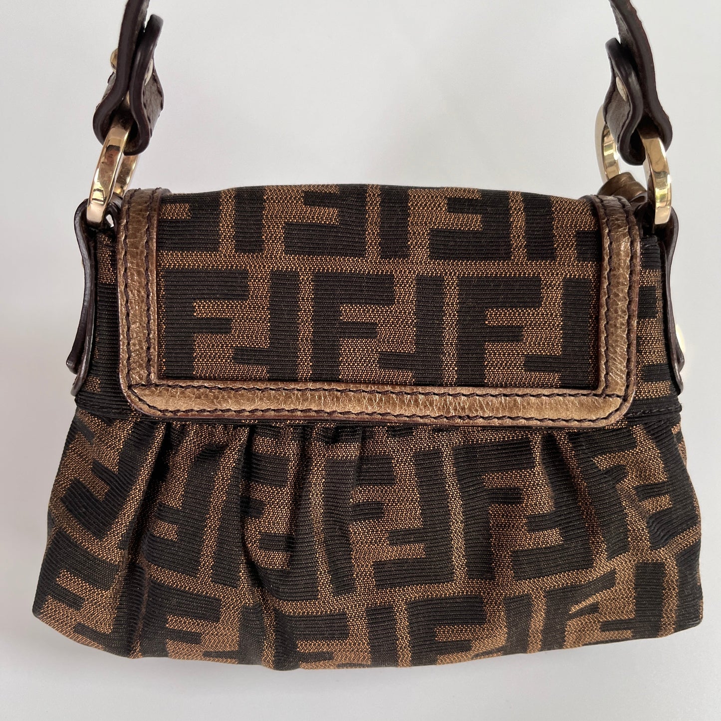 Fendi FF Zucca Mini Chef Handbag