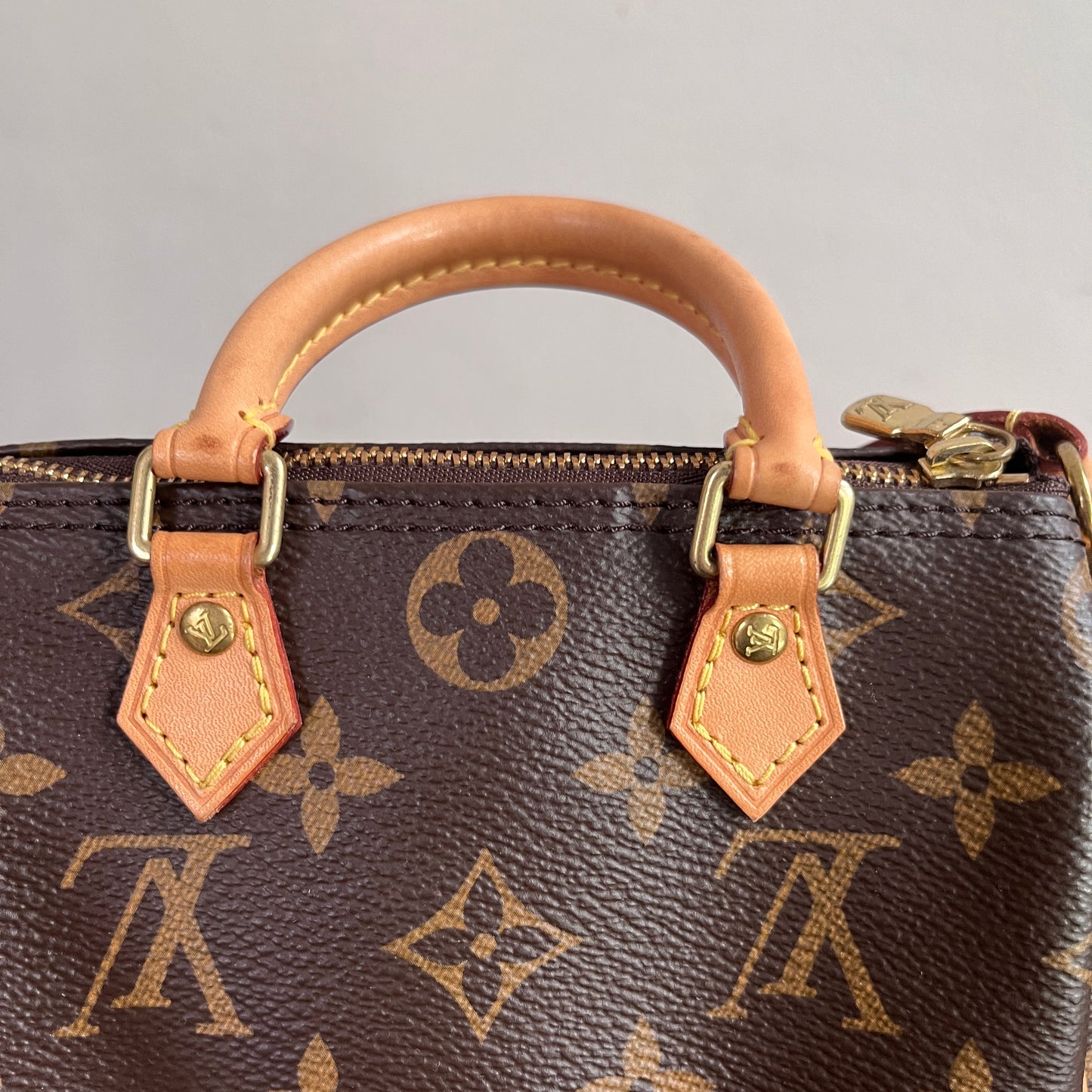 Louis Vuitton 2020 Nano Speedy Monogram Crossbody Bag