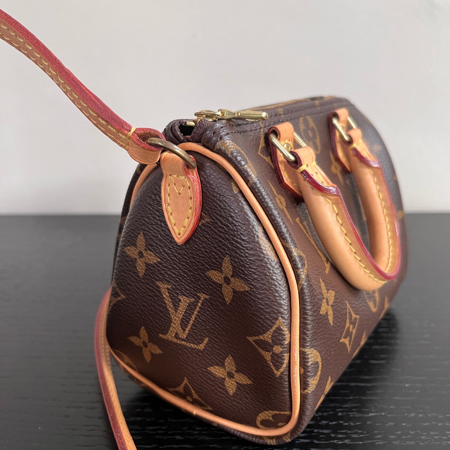 Louis Vuitton 2020 Nano Speedy Monogram Crossbody Bag