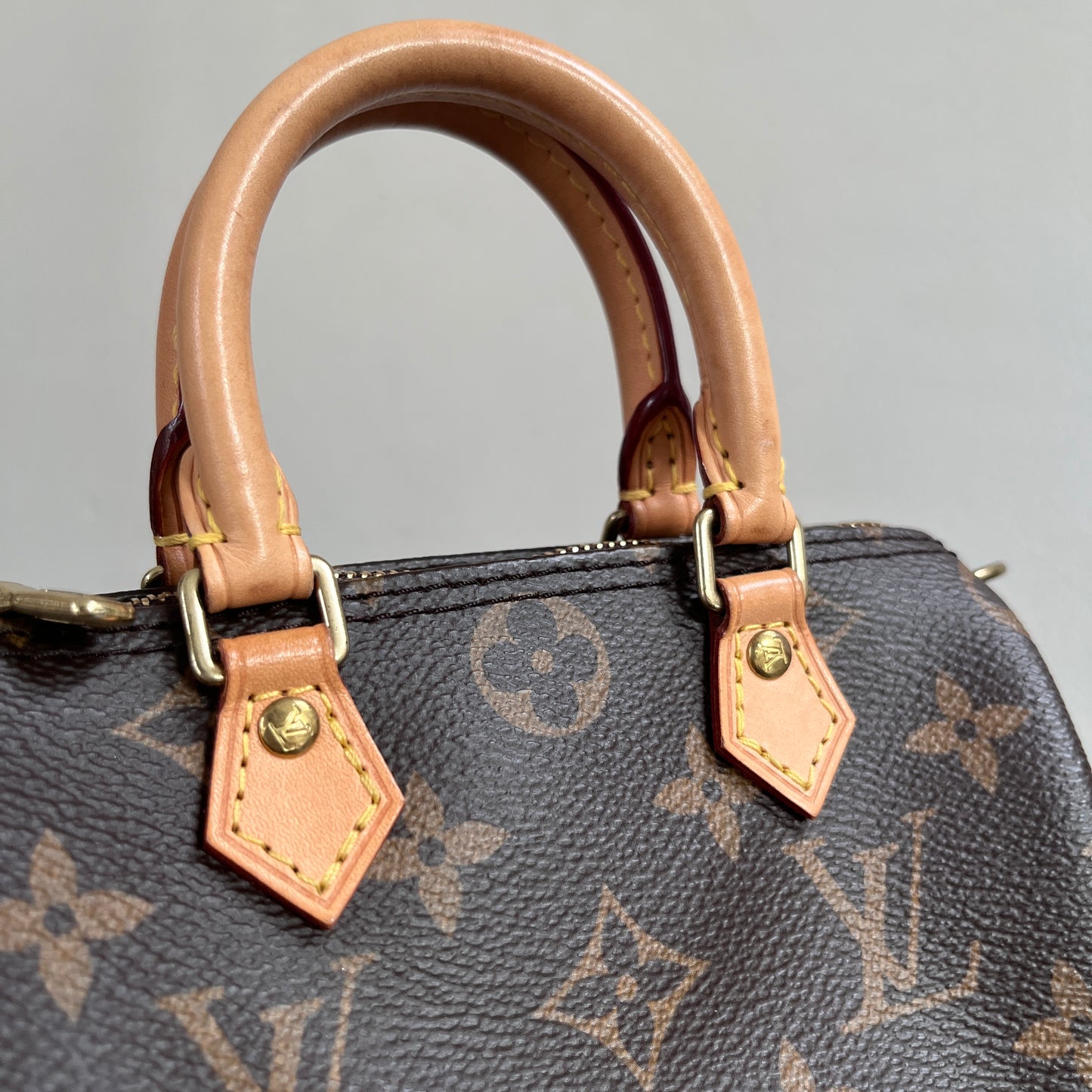 Louis Vuitton 2020 Nano Speedy Monogram Crossbody Bag