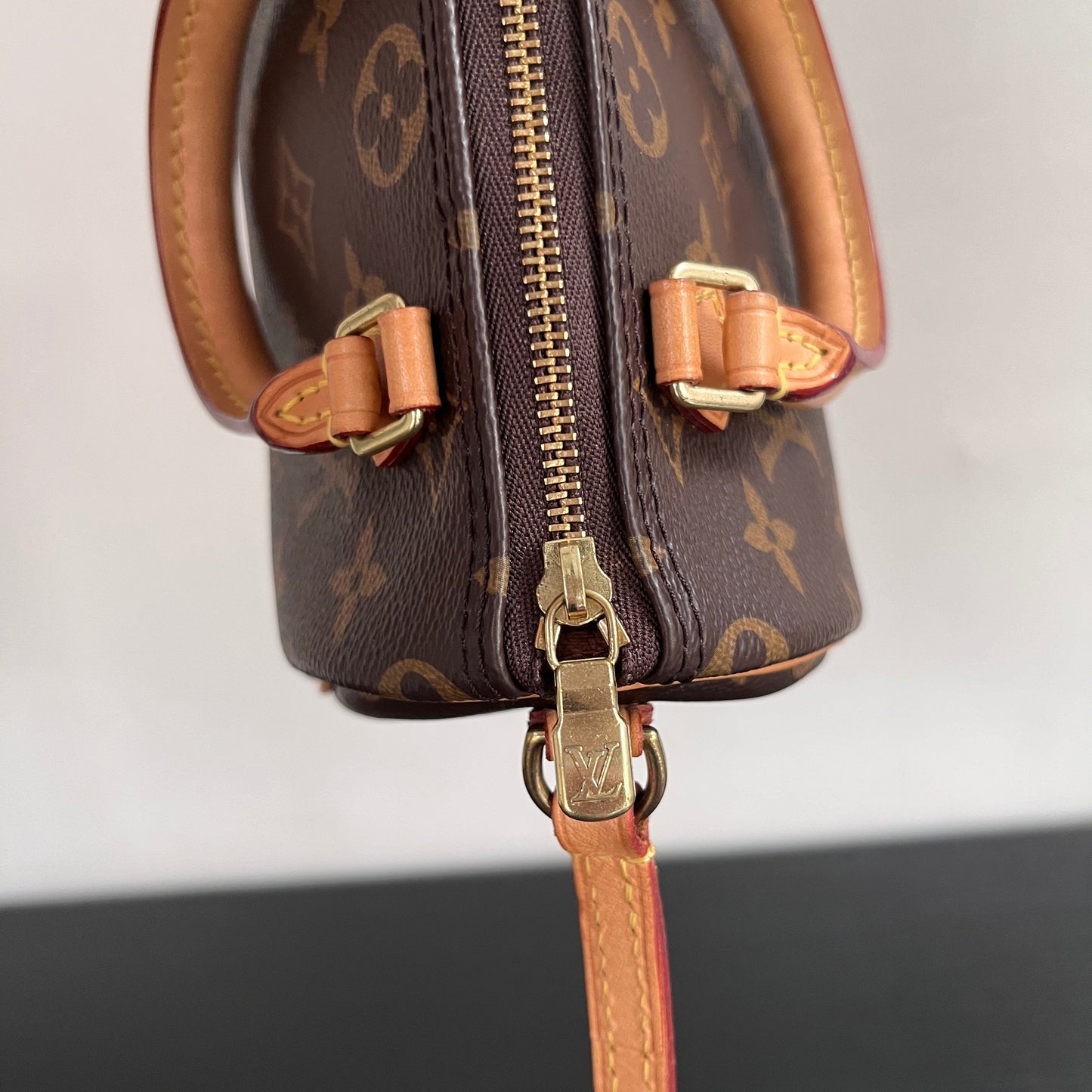 Louis Vuitton 2020 Nano Speedy Monogram Crossbody Bag