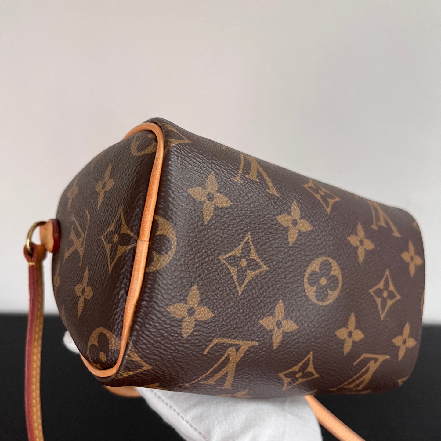 Louis Vuitton 2020 Nano Speedy Monogram Crossbody Bag