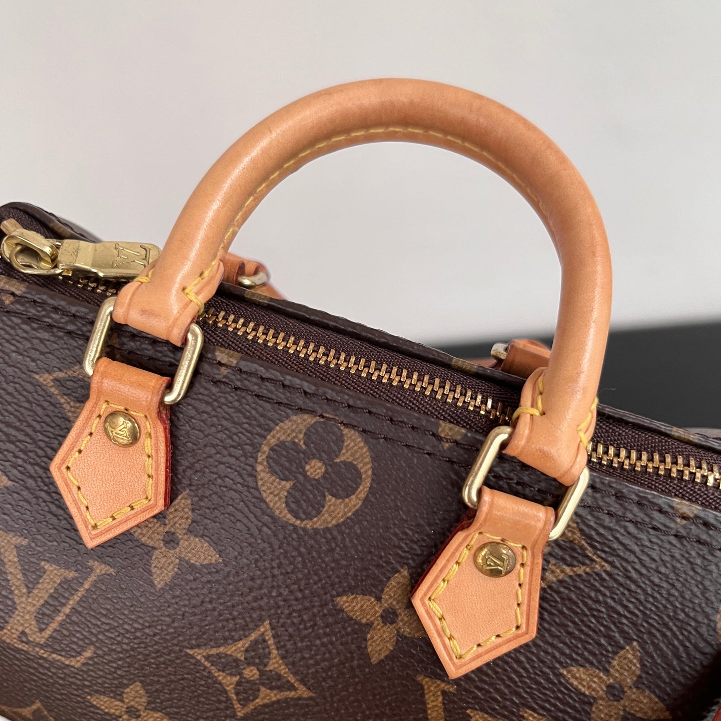 Louis Vuitton 2020 Nano Speedy Monogram Crossbody Bag