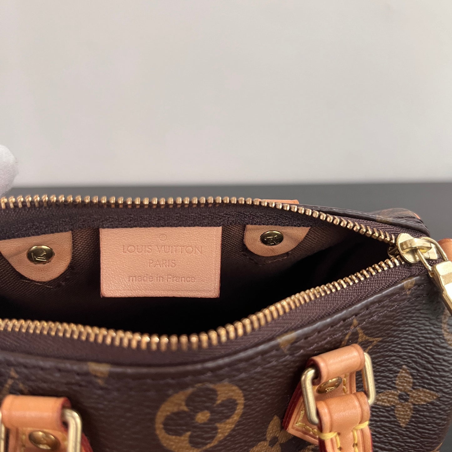 Louis Vuitton 2020 Nano Speedy Monogram Crossbody Bag