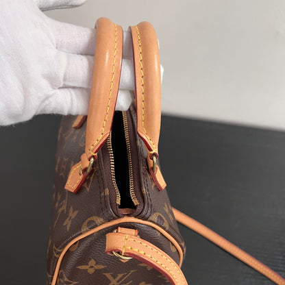 Louis Vuitton 2020 Nano Speedy Monogram Crossbody Bag