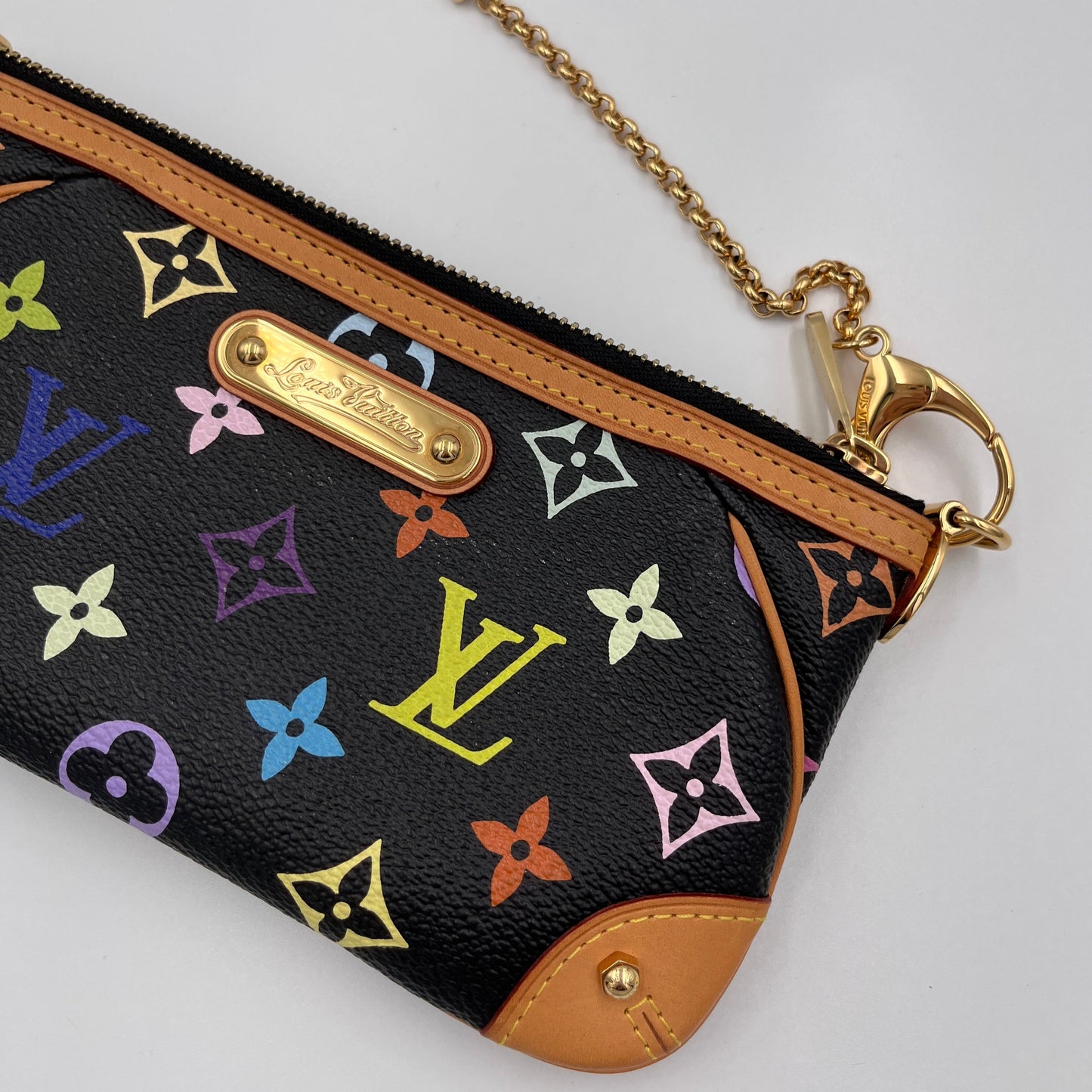 Louis Vuitton x Takashi Murakami Milla Multicolor Clutch