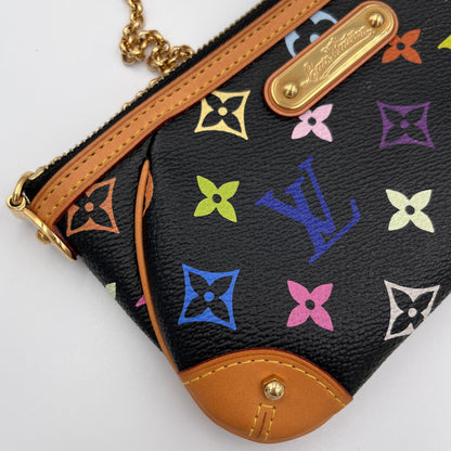 Louis Vuitton x Takashi Murakami Milla Multicolor Clutch