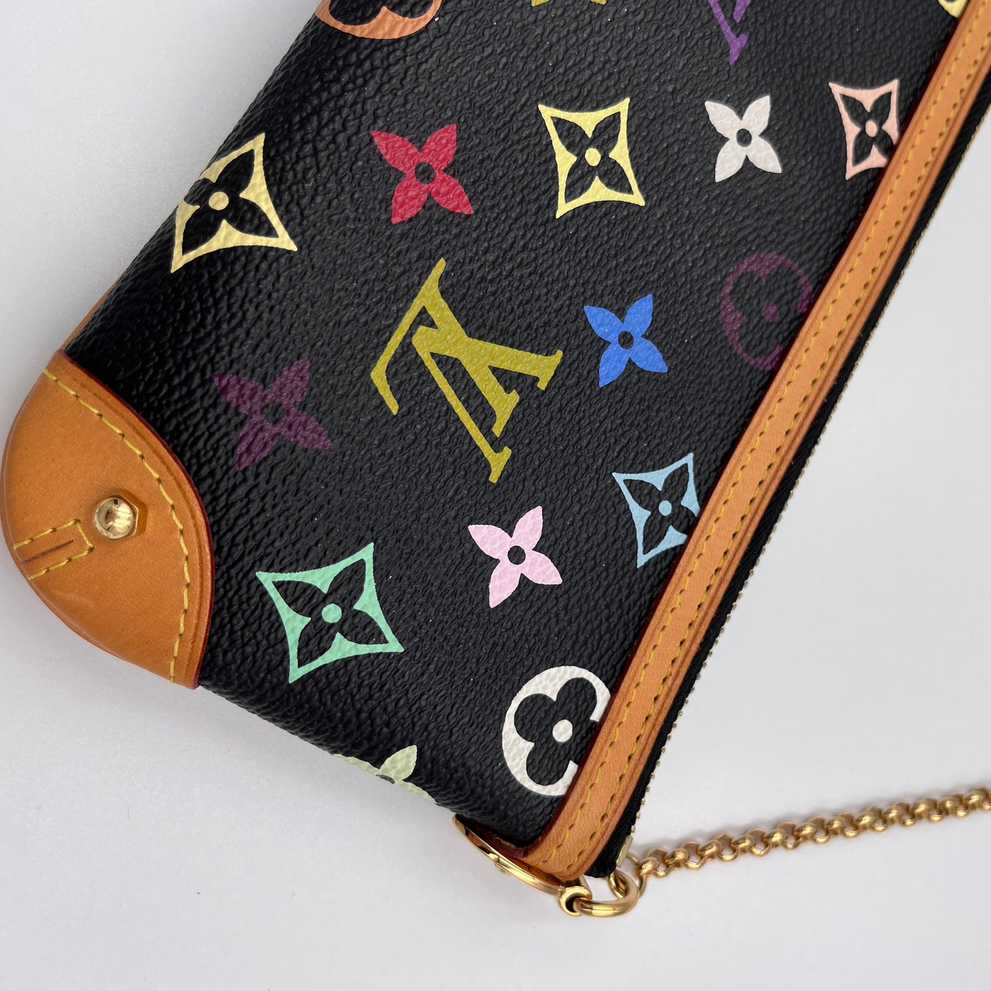 Louis Vuitton x Takashi Murakami Milla Multicolor Clutch