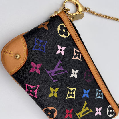 Louis Vuitton x Takashi Murakami Milla Multicolor Clutch