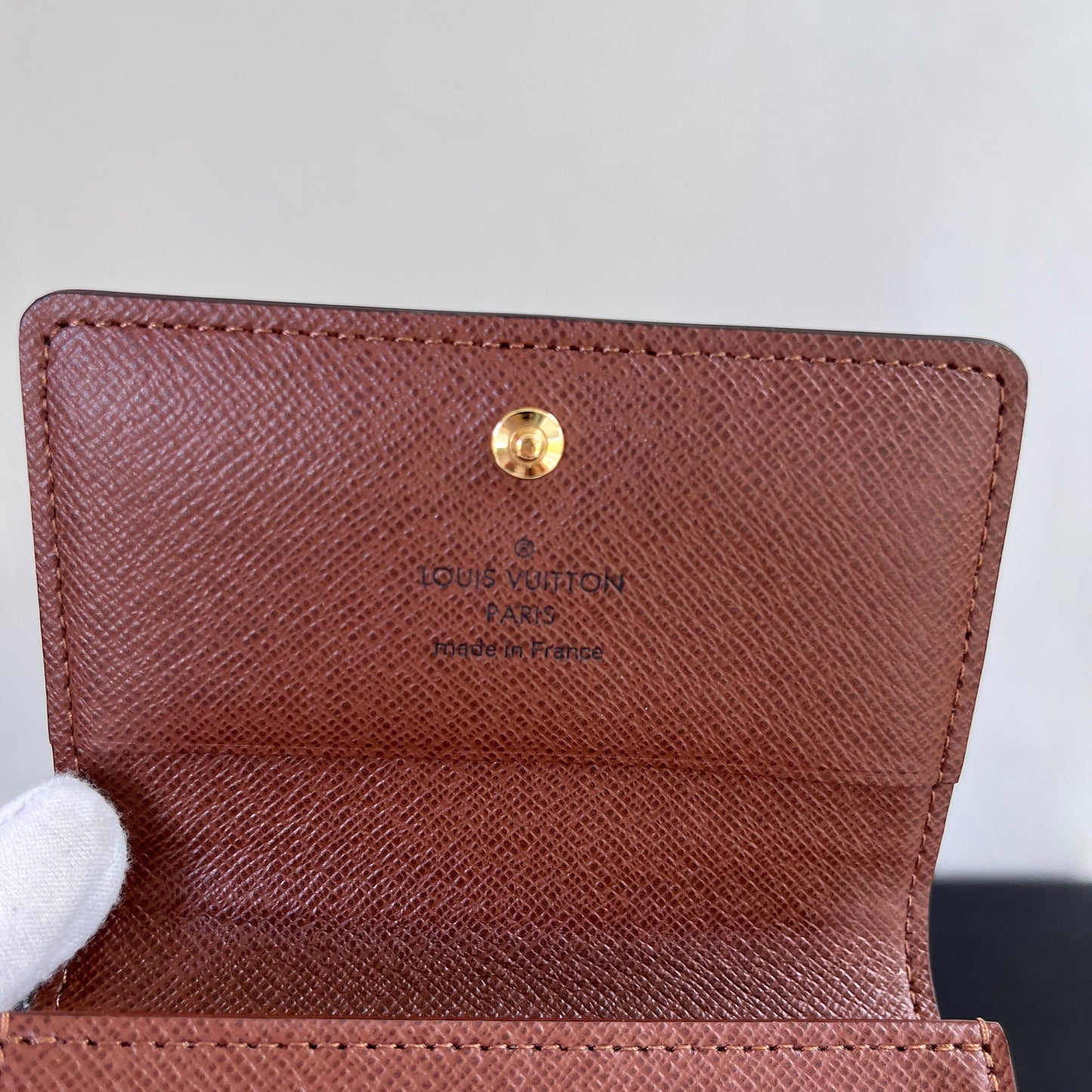 Louis Vuitton Monogram Enveloppe Carte De Visite