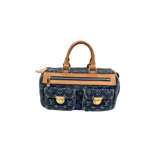 Louis Vuitton Neo Speedy Denim Handbag