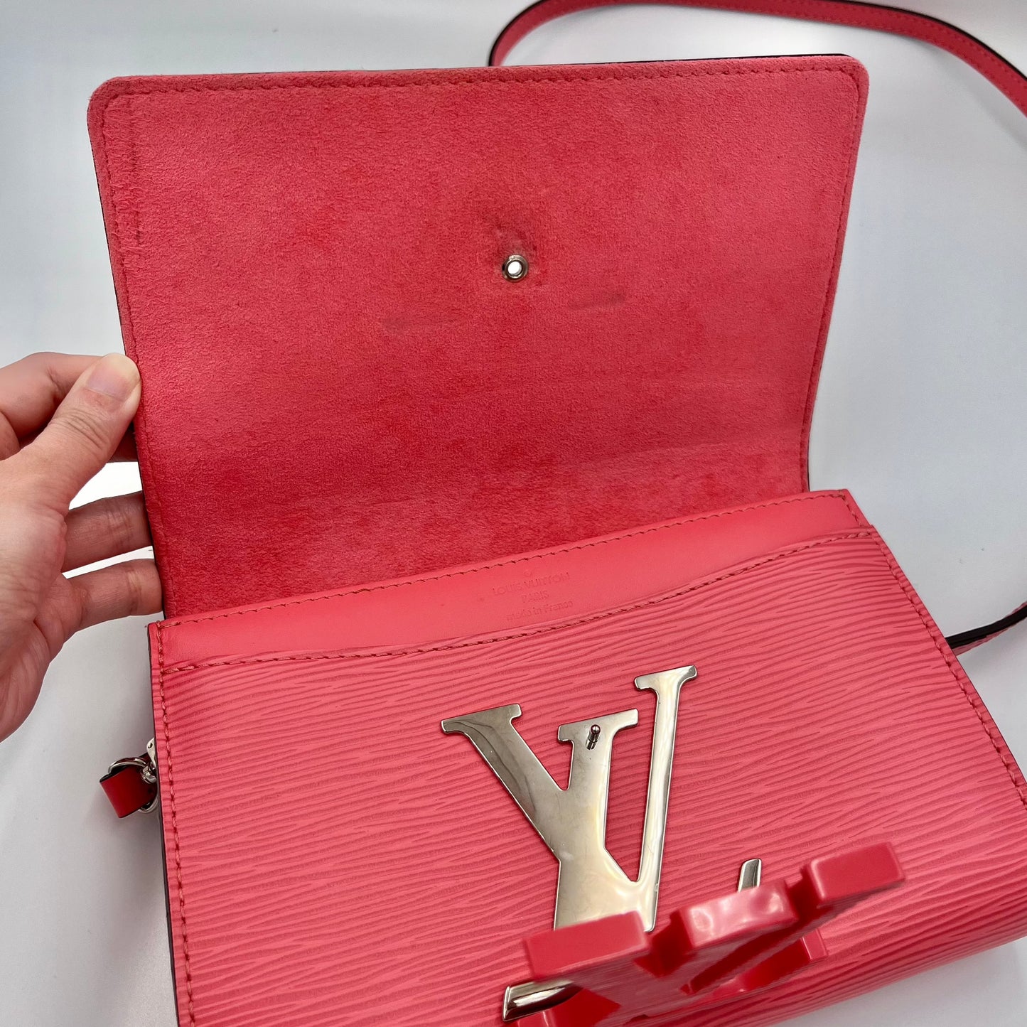 Louis Vuitton Louise PM Clutch On Strap