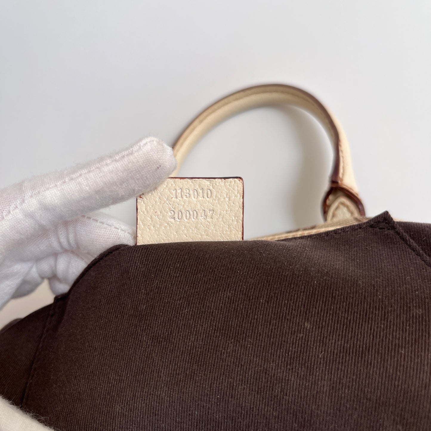 Gucci GG Canvas Mini Boston Top Handle Bag