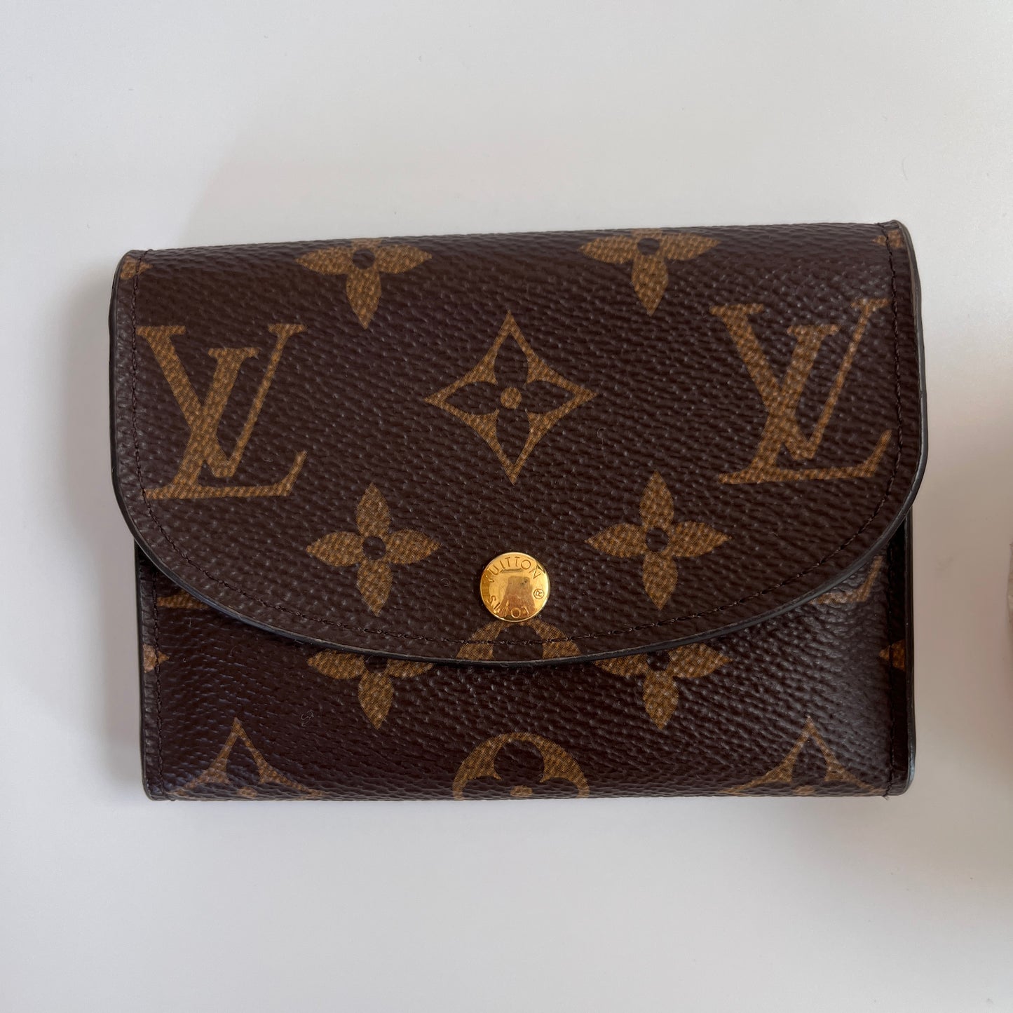 Louis Vuitton Rosalie Monogram Coin Purse with initial