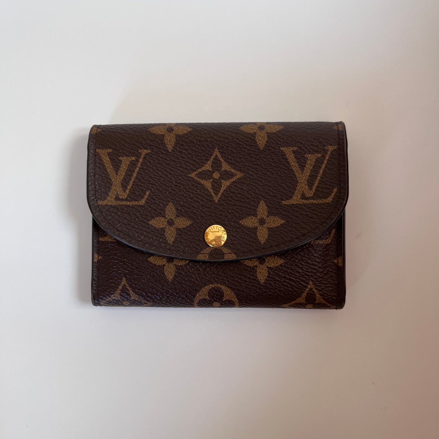Louis Vuitton Rosalie Monogram Coin Purse with initial