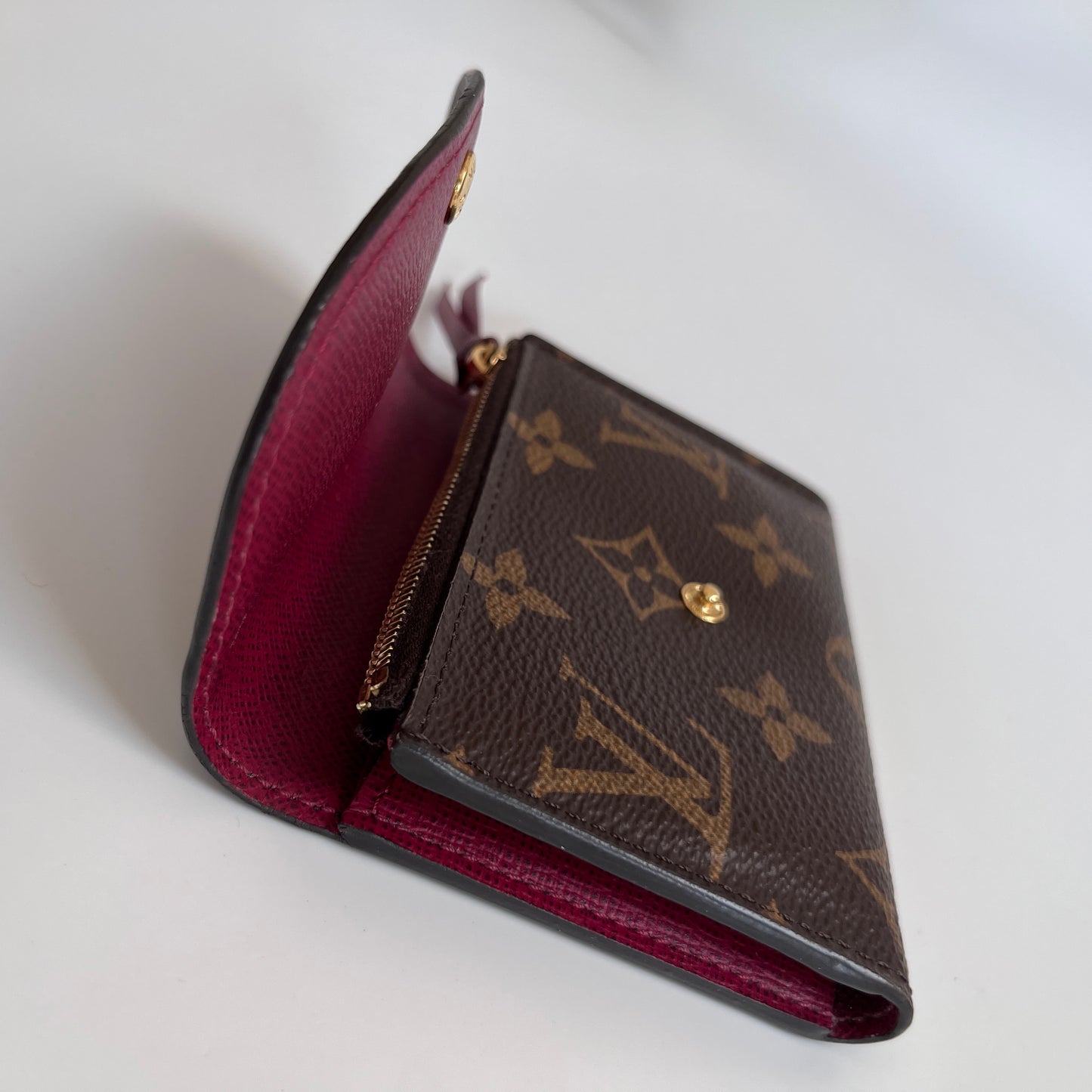 Louis Vuitton Rosalie Monogram Coin Purse with initial