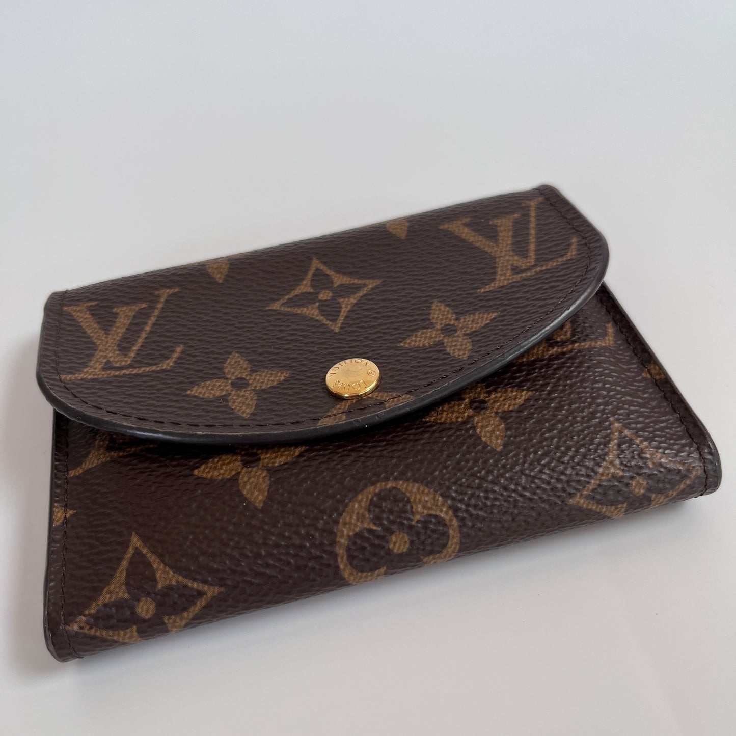 Louis Vuitton Rosalie Monogram Coin Purse with initial