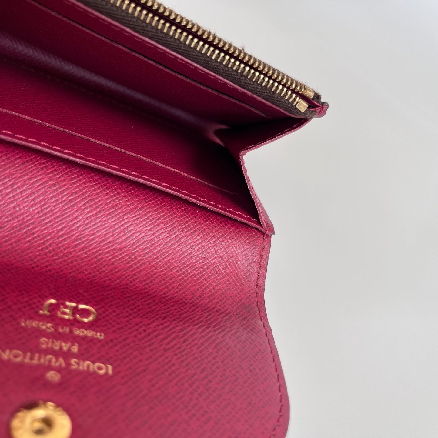 Louis Vuitton Rosalie Monogram Coin Purse with initial