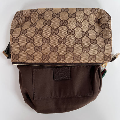 Gucci Vintage GG Canvas Wristlet Pouch