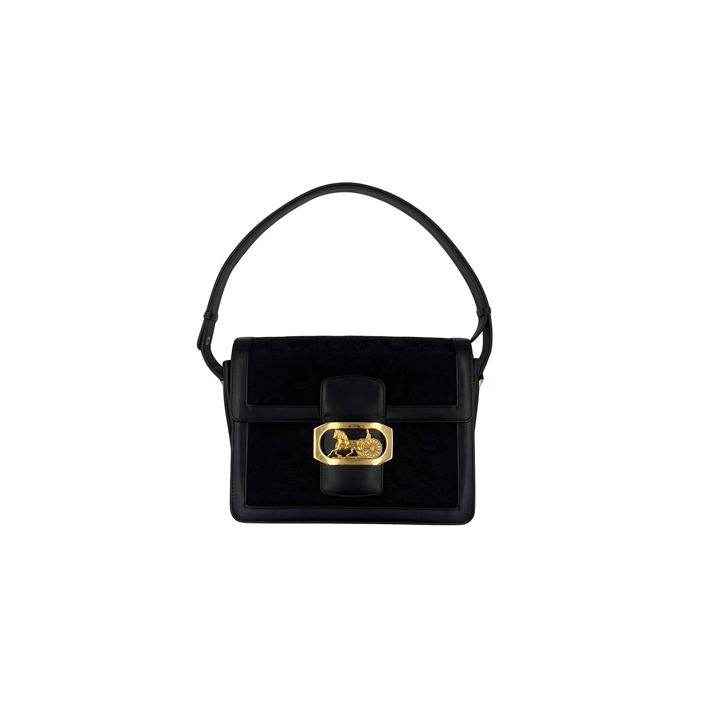 Céline Vintage Horse Carriage Shoulder Bag