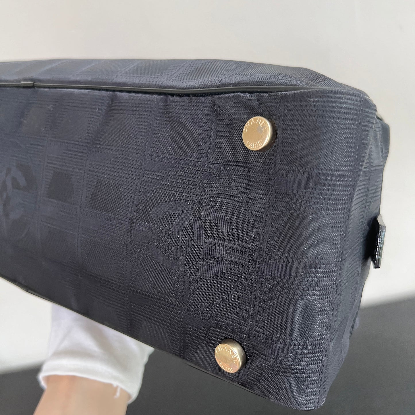 Chanel Baguette Travel Line Nylon Bag