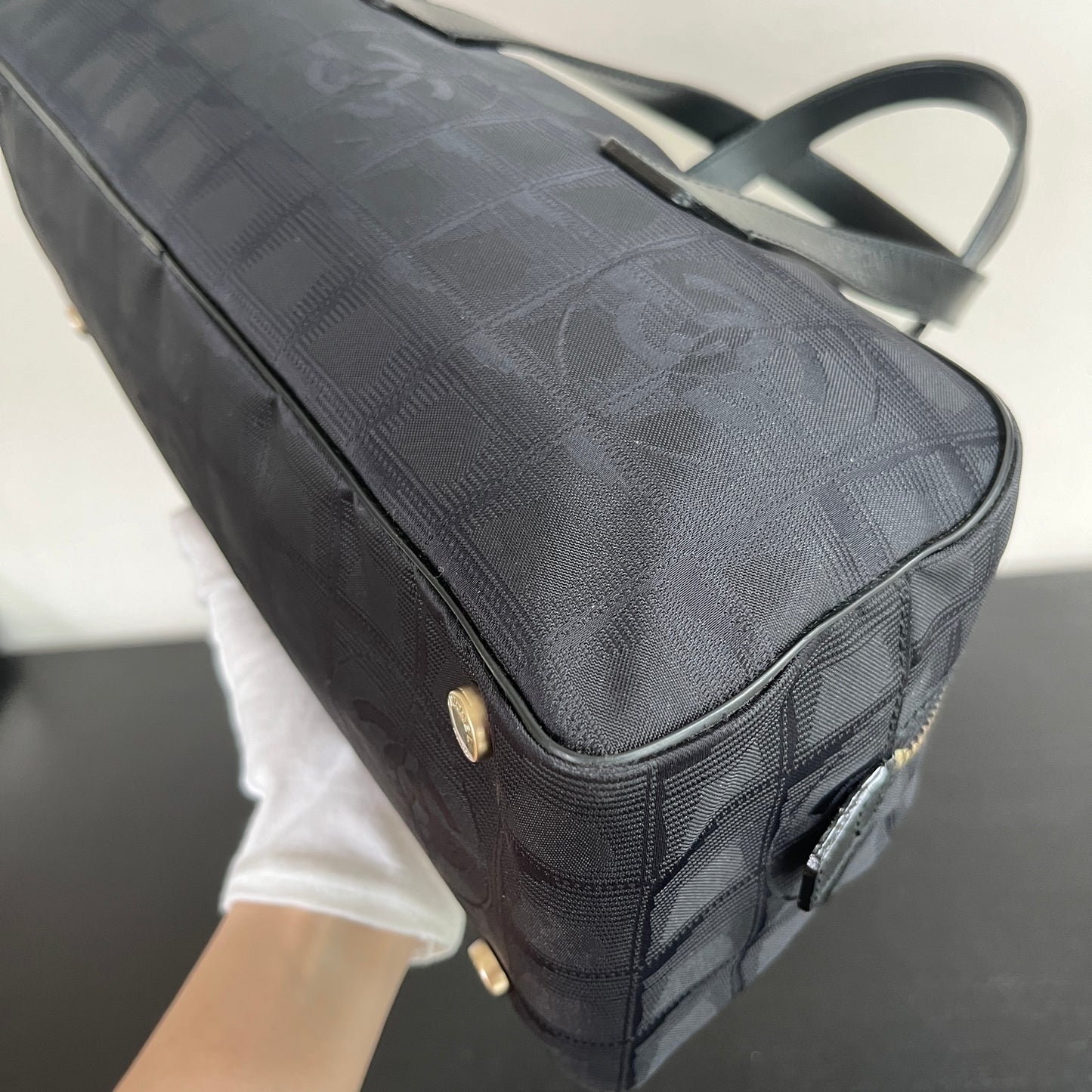 Chanel Baguette Travel Line Nylon Bag