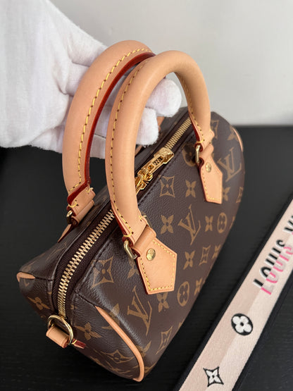 Louis Vuitton Speedy Bandoulière 20 Monogram NO LOCK & KEYS