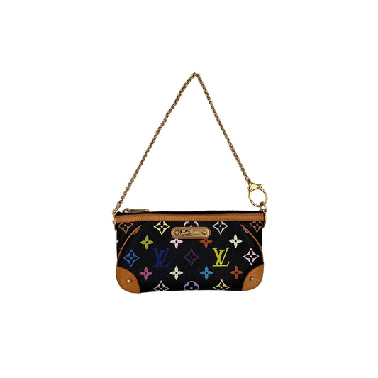 Louis Vuitton x Takashi Murakami Milla Multicolor Clutch