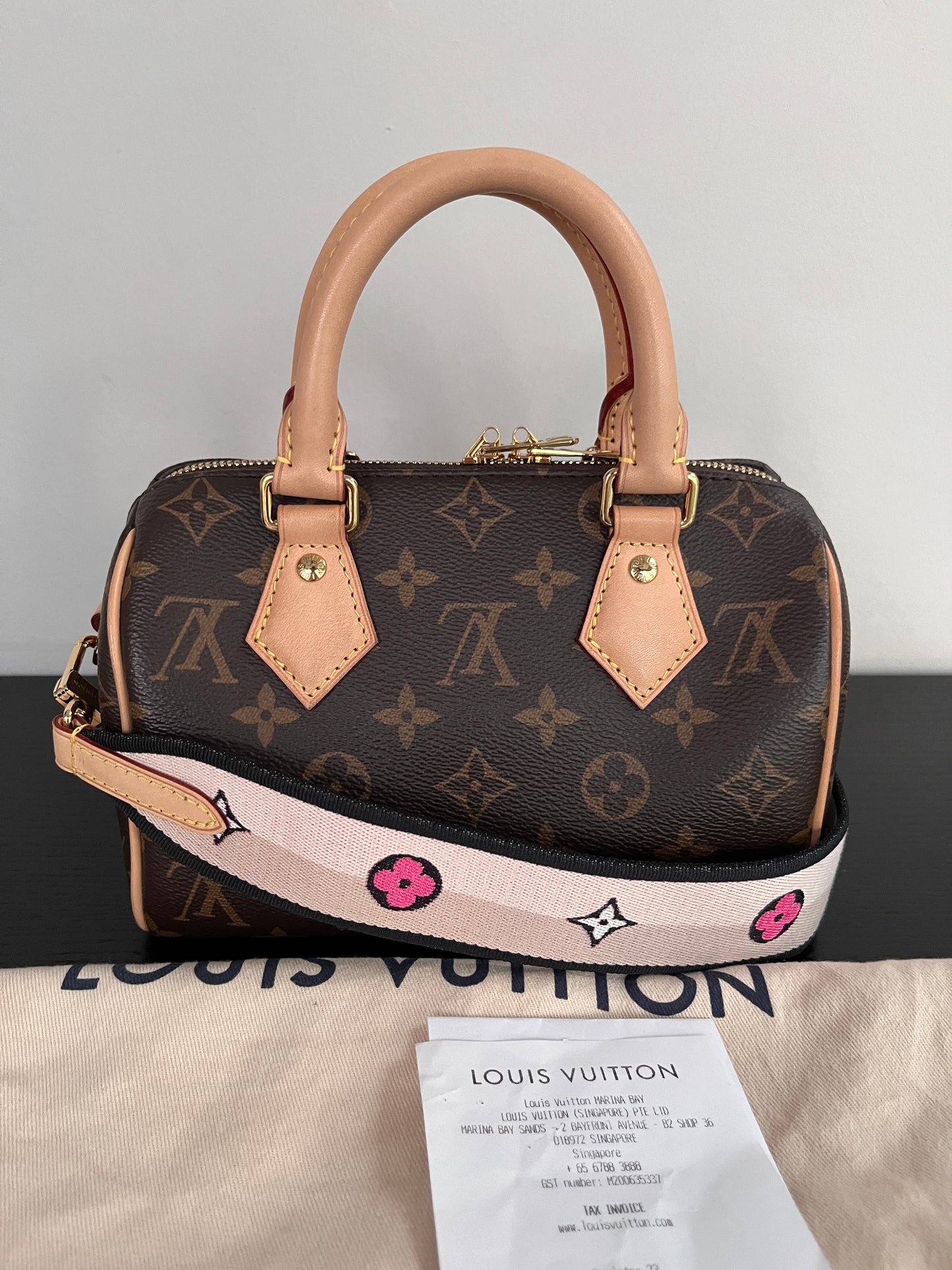 Louis Vuitton Speedy Bandoulière 20 Monogram NO LOCK & KEYS