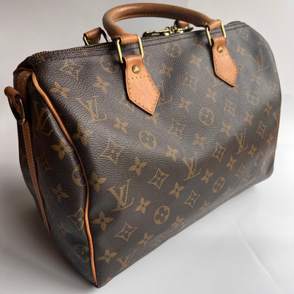 Louis Vuitton Speedy Bandoulière 30 Monogram Crossbody Bag