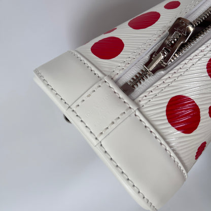 Louis Vuitton x Yayoi Kusama White Alma BB Epi