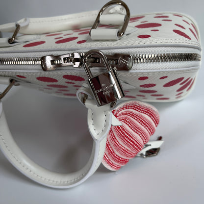 Louis Vuitton x Yayoi Kusama White Alma BB Epi