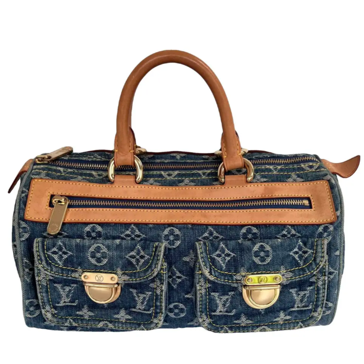LOUIS VUITTON BLUE DENIM M95019 NEO SPEEDY BAG