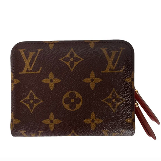 LOUIS VUITTON BROWN SLG MONOGRAM M60192 PORTE MONNAIE INSOLITE WALLET
